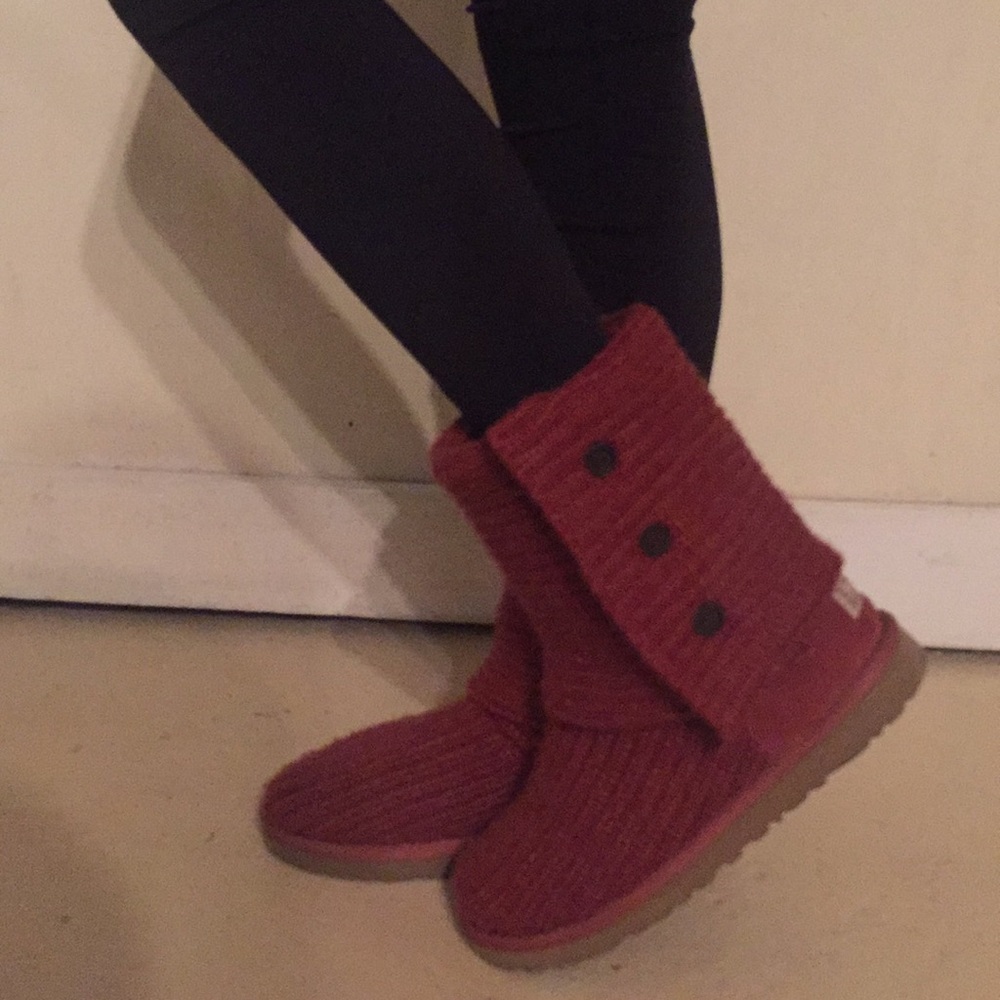 knitted UGG boots